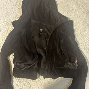 Simply Vera Vera Wang Black Velvet Robe